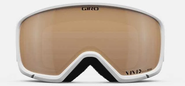 „Giro“ žieminiai akiniai „GIRO RINGO Baltas WORDMARK“ (ryškūs-Carl Zeiss EMBER 19-42% S2 spalvoti veidrodiniai lęšiai) (NAUJI 2024/2025)