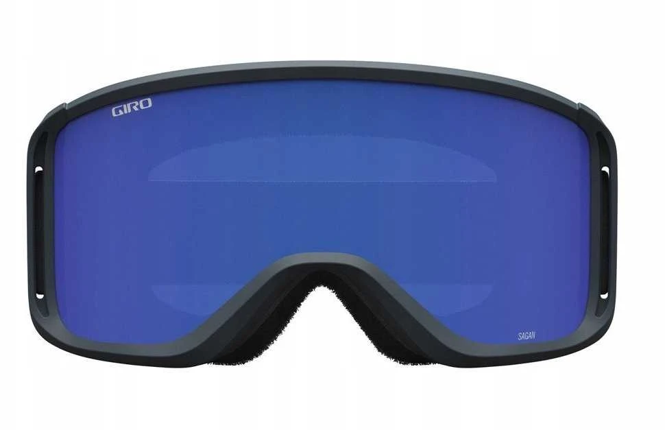 Giro Gogle žieminiai GIRO SAGEN DARK SHARK THIRDS (szyba Pilkas Cobalt 8-18% S3 + szyba Geltonas 71% S1) (NEW 2024/2025)
