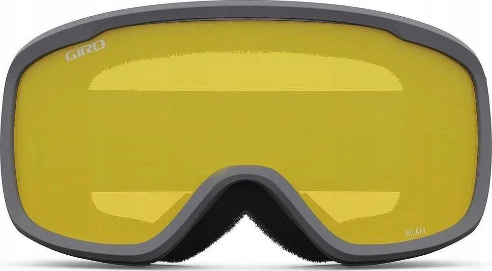 Giro Gogle žieminiai ROAM Pilkas WORDMARK (szyba AMBER SCARLET 39% S2 + Geltonas 77% S1) (NEW 2023/2024)
