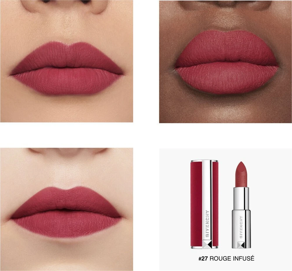 Givenchy Le Rouge Deep Velvet Matte Kreminis Lipstick N27 3.4 g