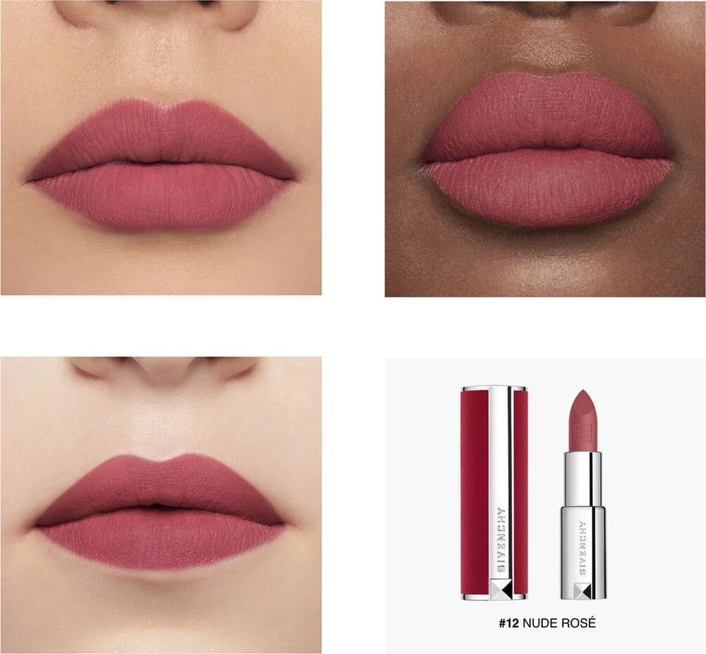 Givenchy Le Rouge Deep Velvet Matte Kreminis Lipstick N12 3.4 g