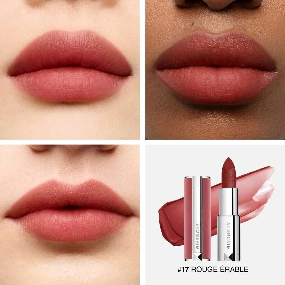 Givenchy Le Rouge Sheer Velvet Matte Kreminis Lipstick 17 Rouge Erable Papildomas 3.4 g