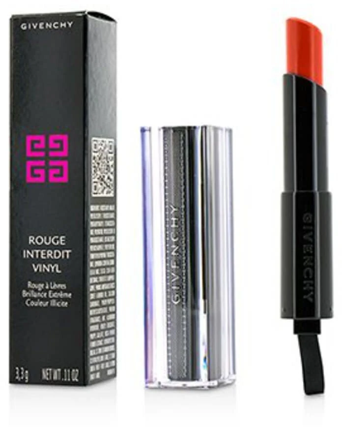Givenchy Rouge Interdit Vinyl Satin Finish Kreminis lūpų dažai N8 3.3 g