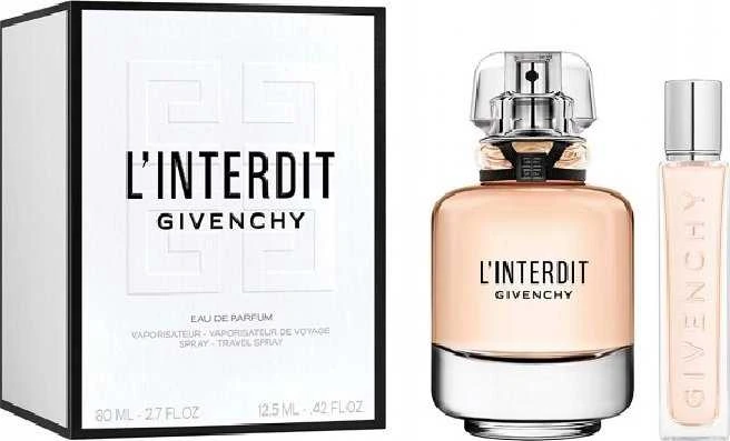 Set Givenchy: L' Interdit Eau De Parfum For Women, 80 ml + L' Interdit Eau De Parfum For Women 12.5 ml