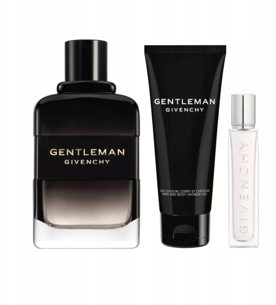 Set Givenchy: Gentleman Boisee Eau De Parfum For Men, 100 ml + Gentleman Boisee Eau De Parfum For Men 12.5 ml + Gentleman Boisee Dušo želė, 75 ml