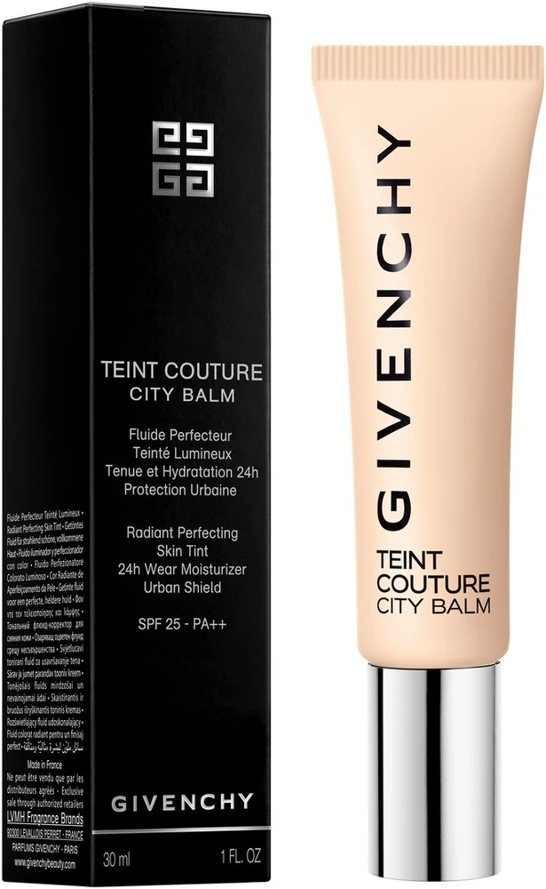 „Givenchy Teint Couture City Balm“ drėkinamasis skystas makiažo pagrindas N104 SPF 25, 30 ml