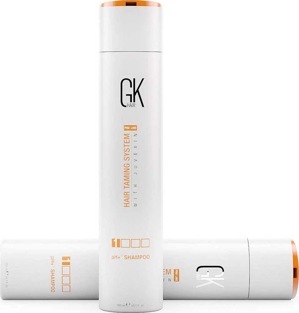 GK hair Global Keratin pH+ giluminio valymo plaukų šampūnas, 100 ml
