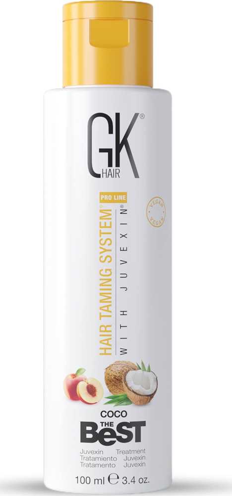 GK hair Global Keratin Geriausias Kokosų Plaukų Kreminis Švelninimo Priemonė, 100 ml