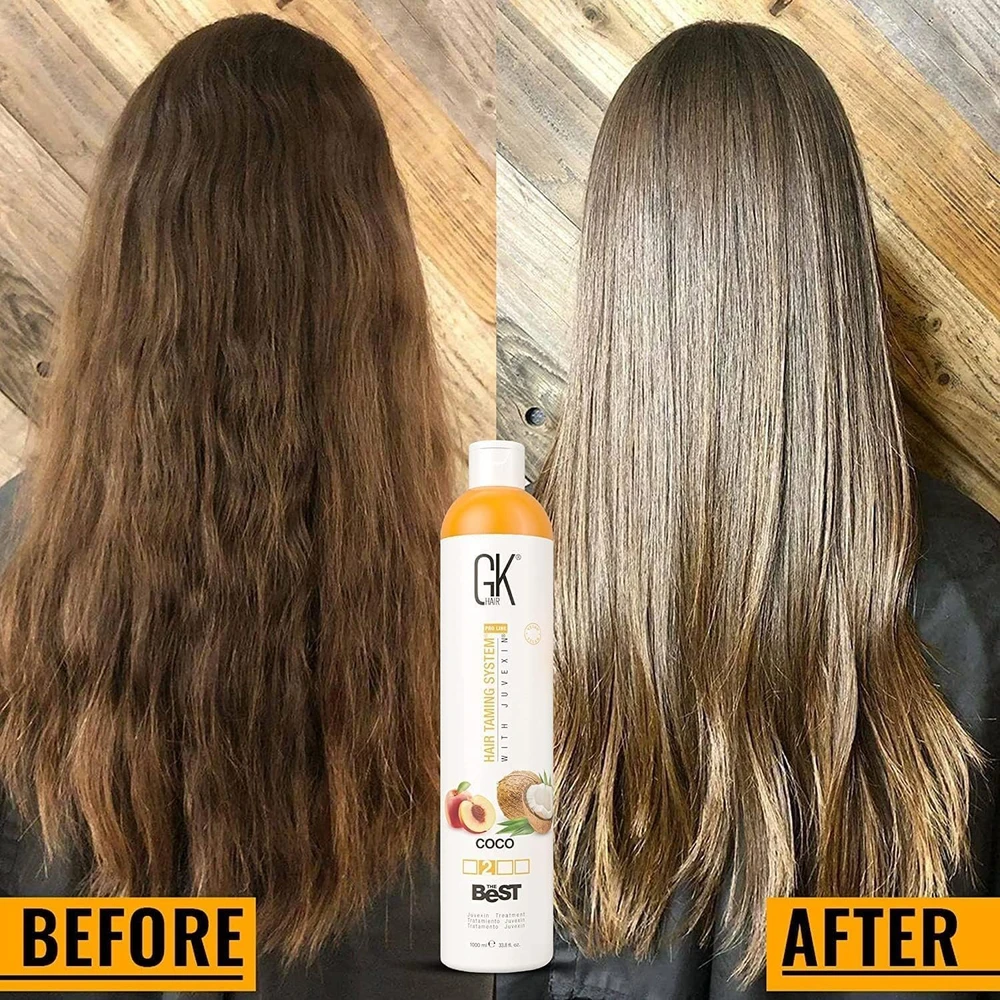 GK hair Global Keratin The Best Coco Hair kreminis . plaukų tiesinimo mišinys, 1000 ml