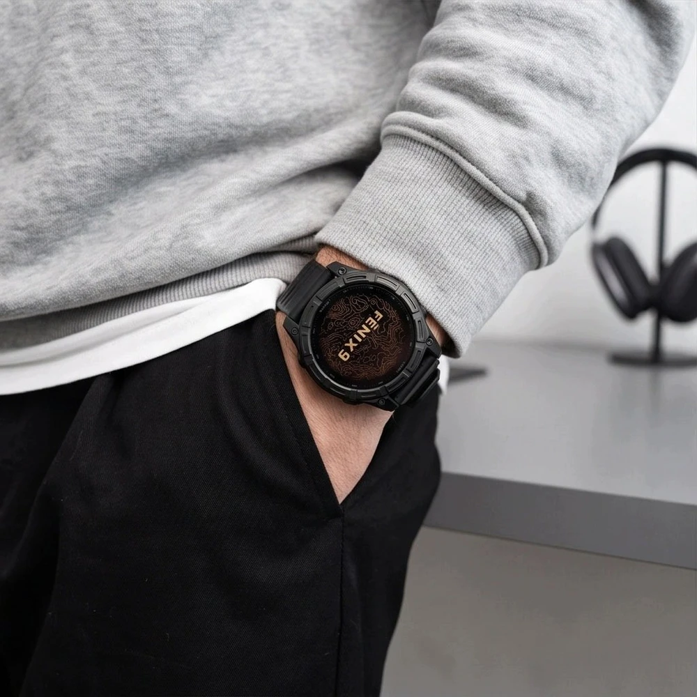 GK PROTECTION Tech-Protect Defense Air dėklas Garmin Fenix 9 51 mm juodas (THP6157)