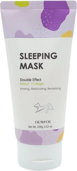 Glamfox Double Effect Firming & Hydrating Overnight Kreminis Mask For Face, 100 ml