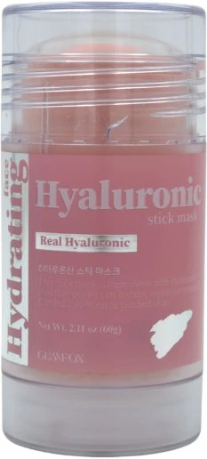 Glamfox Hyaluronic Intense Hydration hialurono rūgšties lazdelės kaukė veidui, 60 g