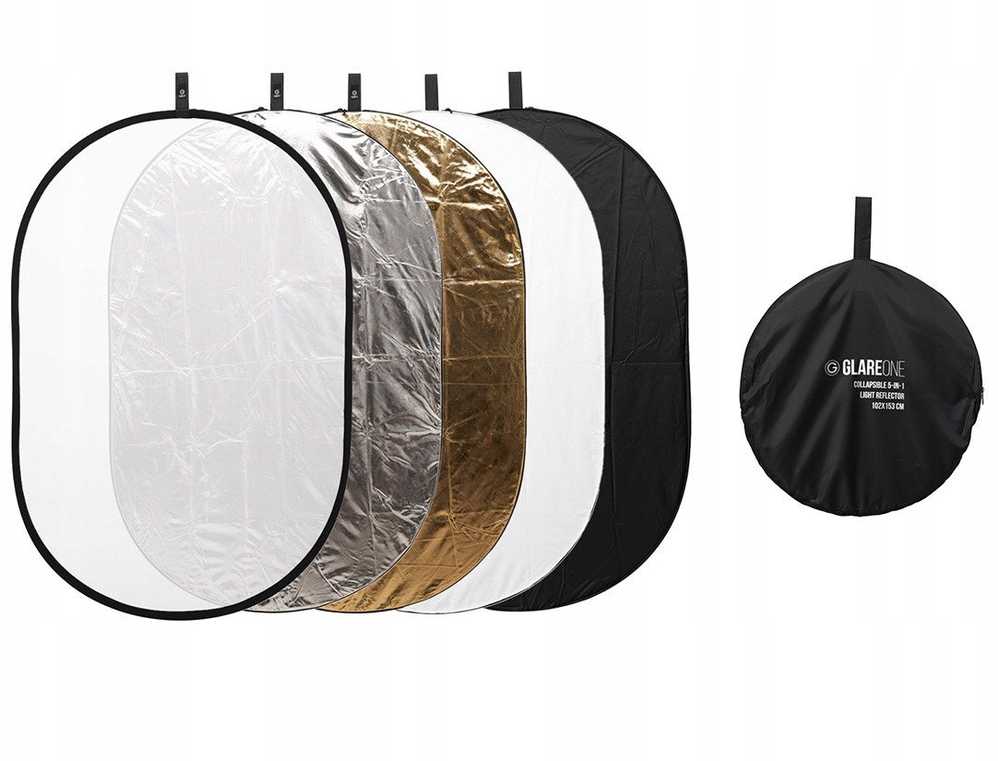GlareOne Bounce Board 5-in-1 102x153 cm - reflektorius 5 in 1