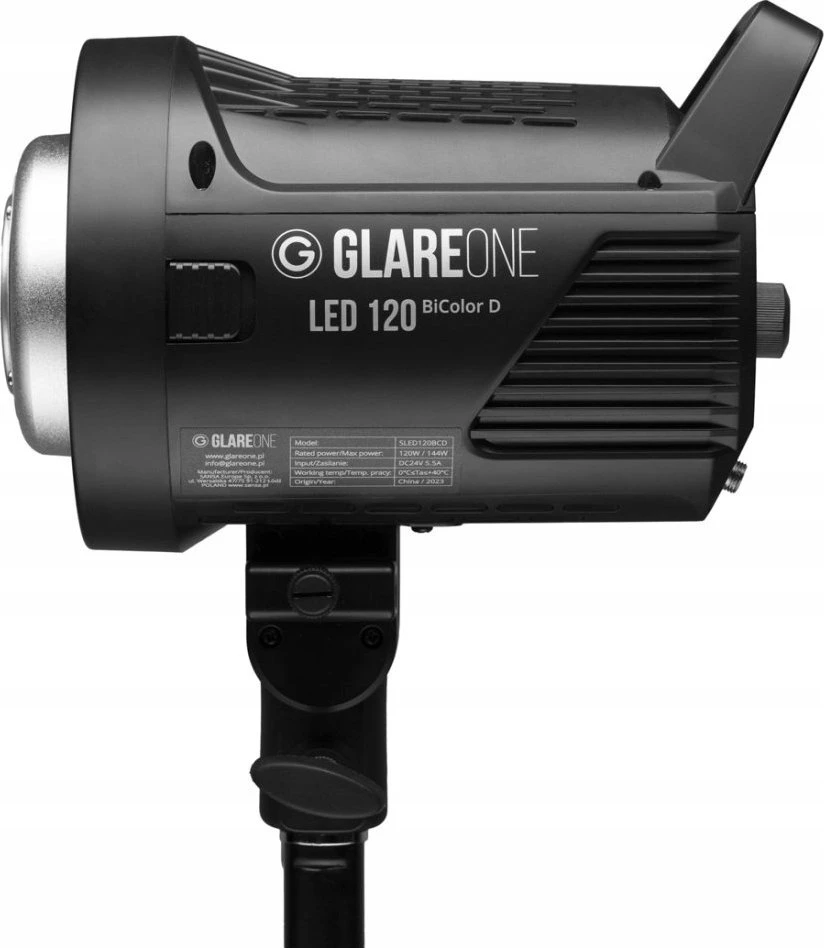 „GlareOne“ „GlareOne LED 120 BiColor D“ studijinis šviestuvas, komplektas