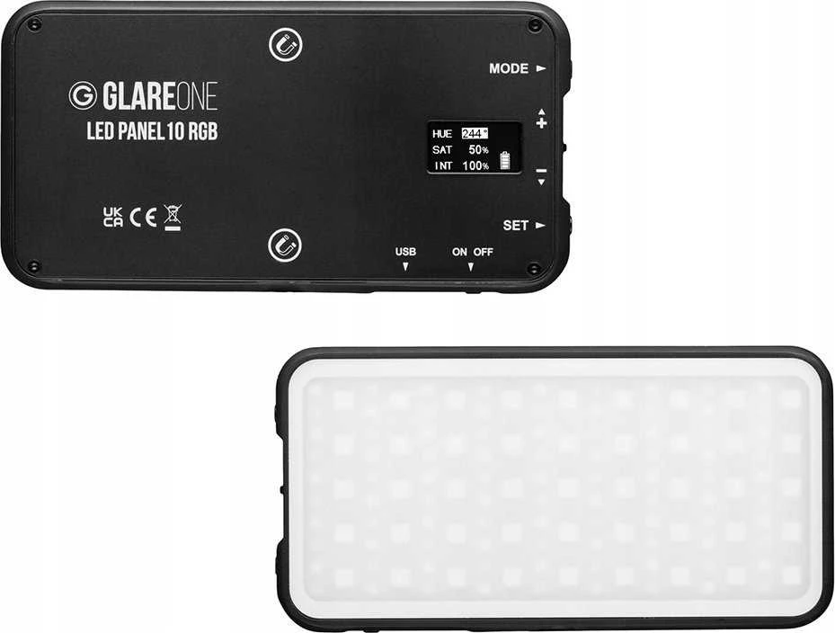 „GlareOne“ LED panelė 10 RGB studijos lempa