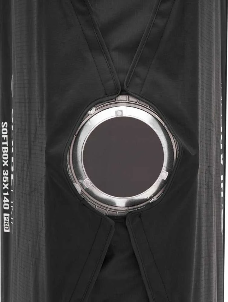 „GlareOne“ „GlareOne Softbox 35x140 PRO“ studijinė lempa – komplektas su grotelėmis