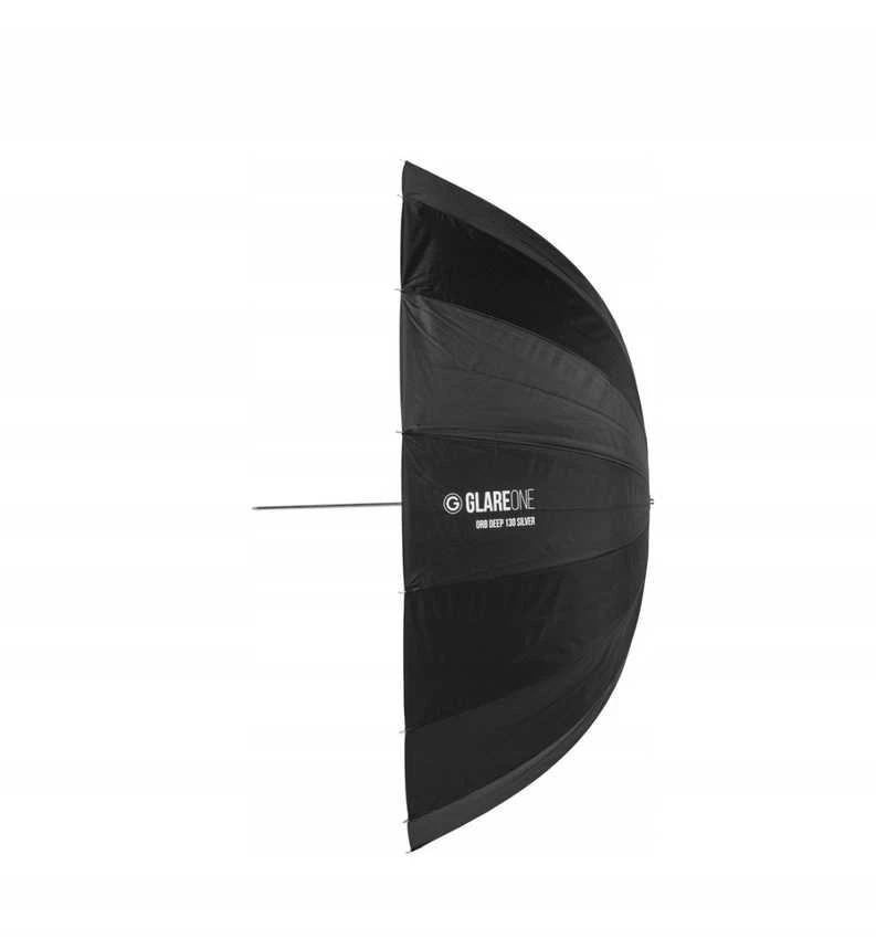 GlareOne Orb 130 Sidabrinis - głęboki sidabrinė parasol su dyfuzorem