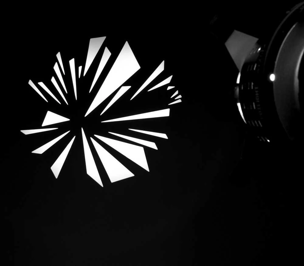 „GlareOne“ prožektoriaus gobo rinkinys 2 – kaukių rinkinys
