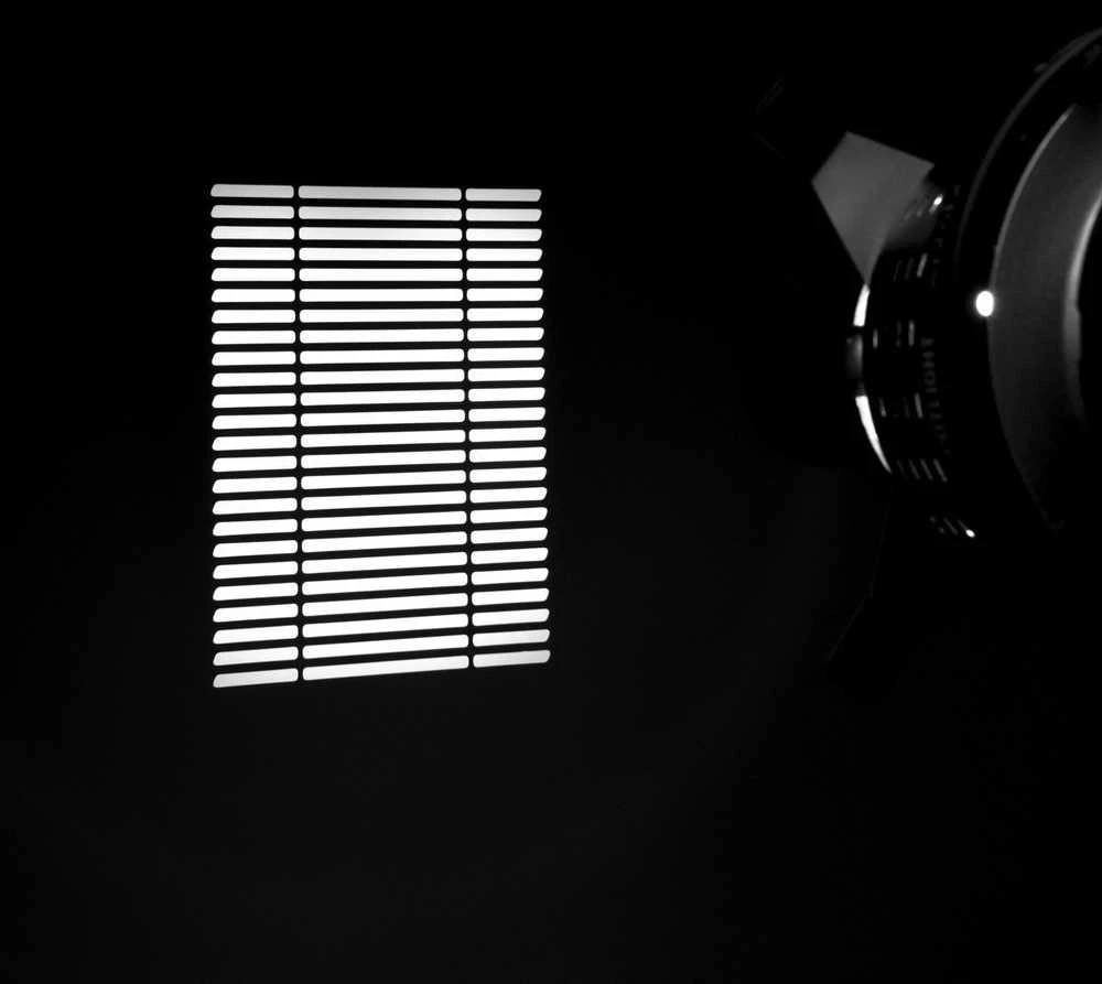 „GlareOne“ prožektoriaus gobo rinkinys 2 – kaukių rinkinys