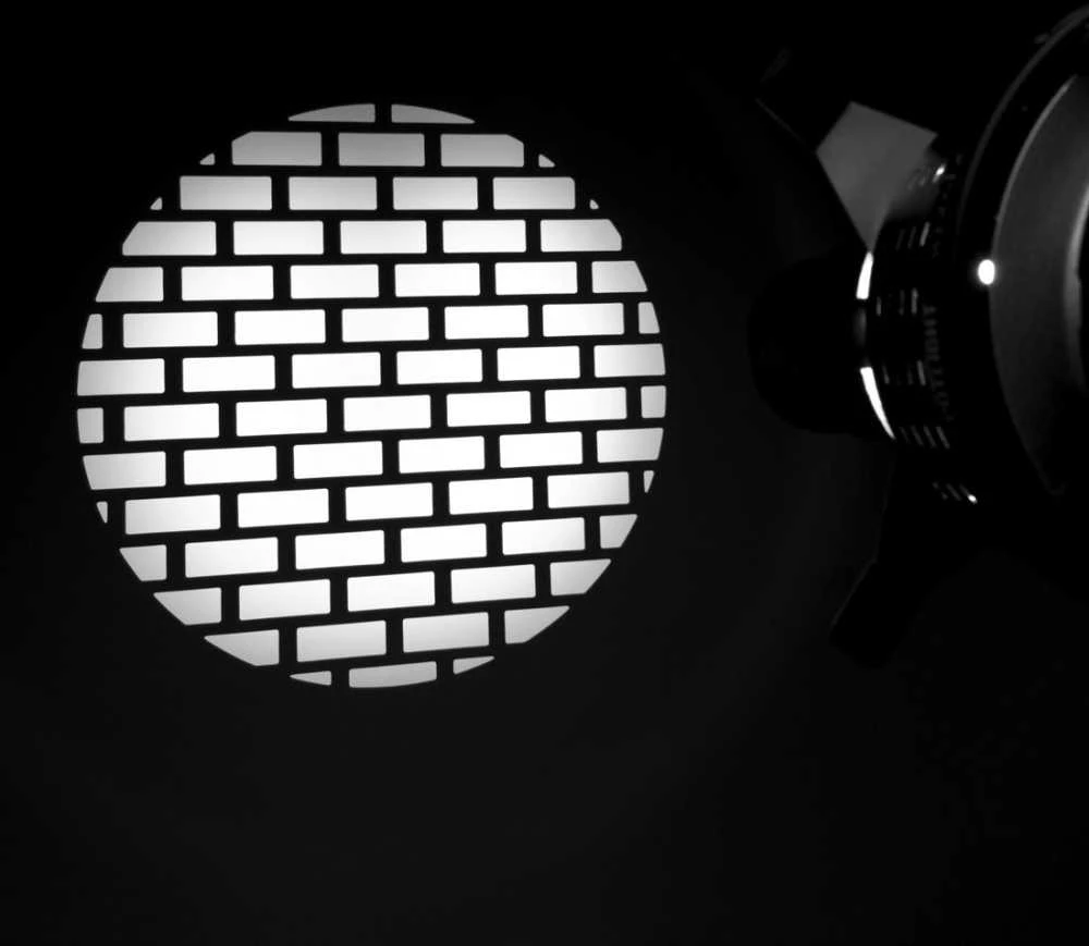 „GlareOne“ prožektoriaus gobo rinkinys 3 – kaukių rinkinys