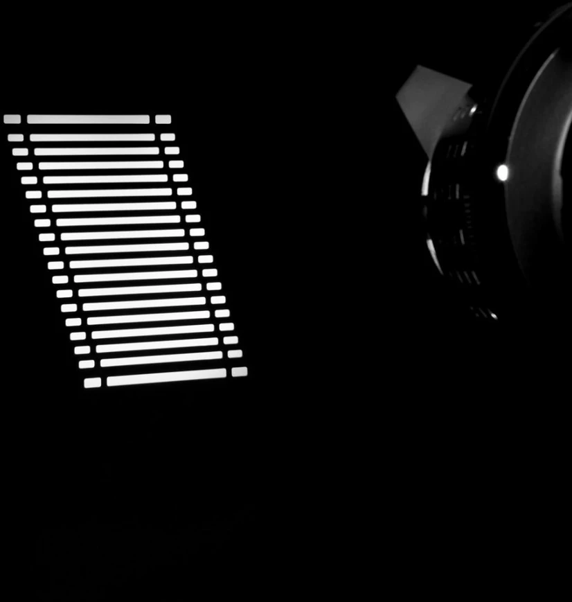 „GlareOne Prožektorių Gobo Rinkinys 1“ – kaukių rinkinys