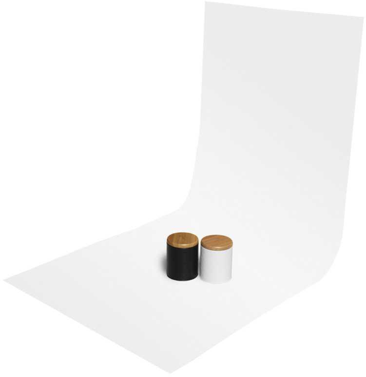 GlareOne PVC fonas 60x130cm – baltas