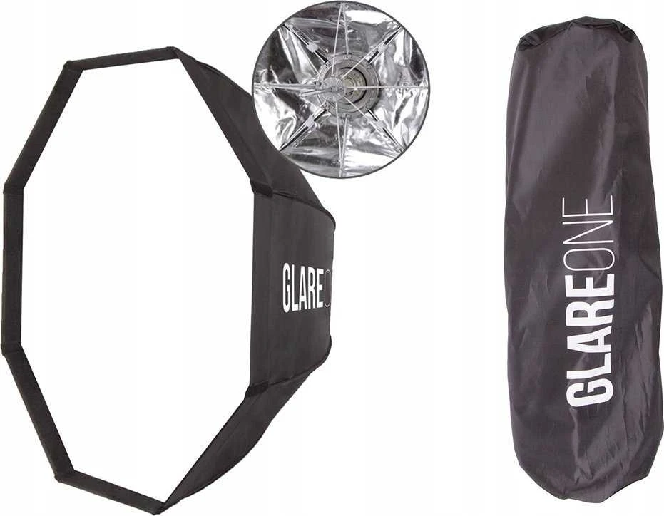 „GlareOne Softbox 25x100 PRO“ studijinė lempa – komplektas su grotelėmis