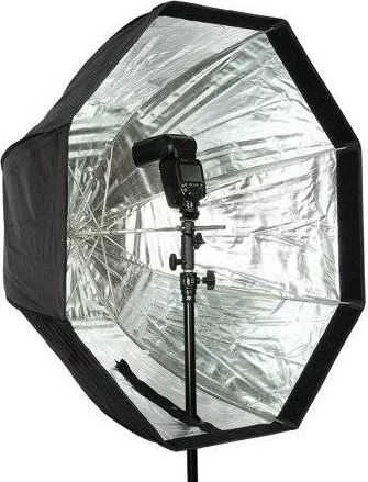 „GlareOne Softbox“ aštuonkampis skėtis 80 cm su difuzoriumi reporterių lempoms
