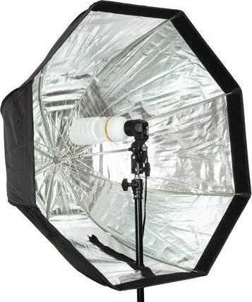 „GlareOne Softbox“ aštuonkampis skėtis 80 cm su difuzoriumi reporterių lempoms