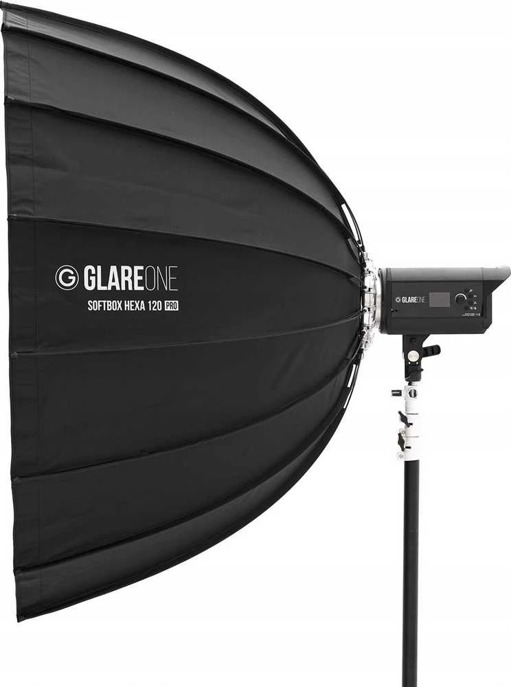 „GlareOne Softbox Hexa 120 PRO“ studijinis apšvietimas