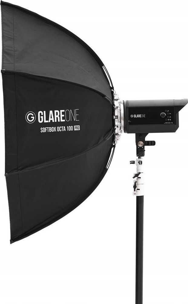 „GlareOne“ „Softbox Octa 100 PRO“ studijinis apšvietimas