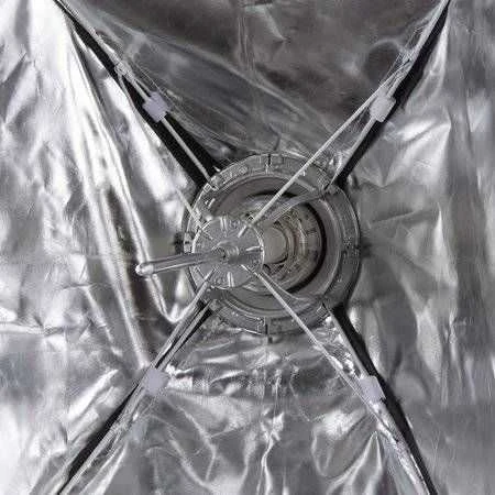 „GlareOne“ stačiakampė, greitai surenkama, lengvai sulankstoma šviesdėžė, 60x90 cm