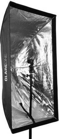 „GlareOne“ stačiakampis skėtis-softbox 80x120cm su difuzoriumi reporterių lempoms
