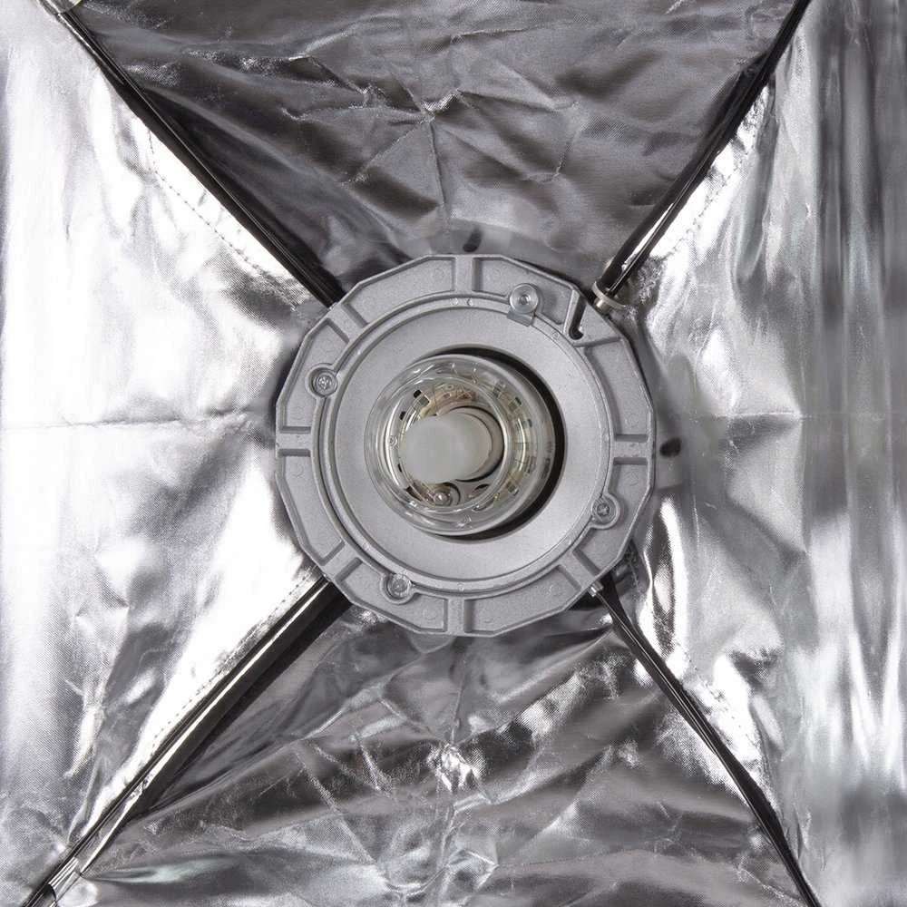 „GlareOne“ studijinis šviestuvas „GlareOne Softbox 80x120“ lengvai sulankstomas