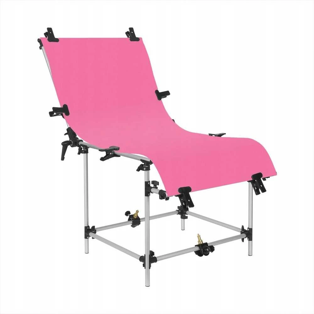 GlareOne GlareOne fonas PVC 60x130cm - rožinis