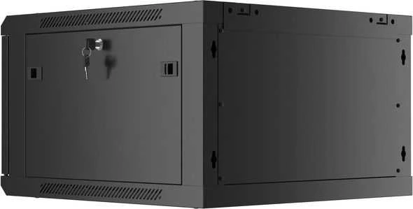 LANBERG WF01-6606-10B sieninis stovas 19 colių išmontuojamas plokščias paketas 6U/600x600mm juodas