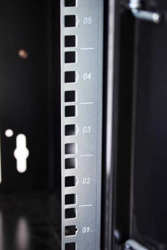 TECHLY 19inch Wall Network Rack 9U Gylis 600 Juodas Assembled