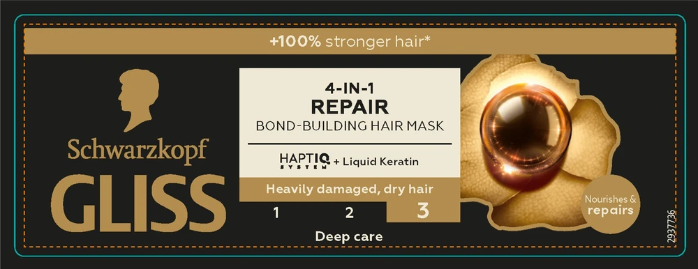 Schwarzkopf Gliss Repair plaukų kaukė