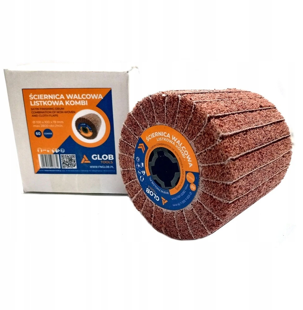 Šlifavimo volas lapinis GLOB TOOLS kombi 100x100x19mm šlifuoklis
