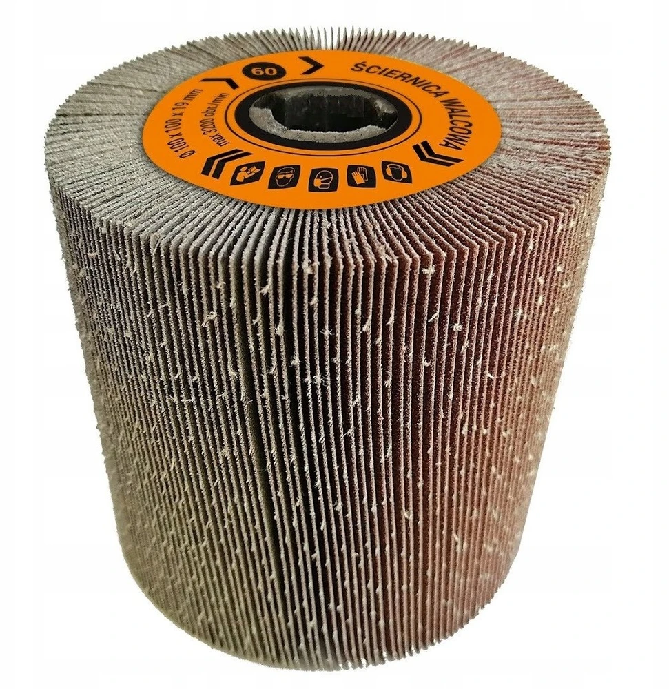 Glob Šlifavimo volelis lapinis šlifavimo diskas iš audeklo 100x100x19mm ALU rinkiniams Satyniarka