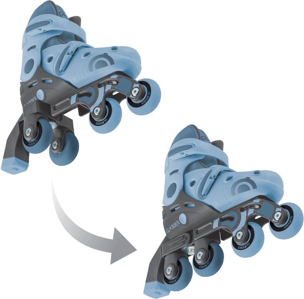 GLOBBER riedučiai Learning Skates 2 in 1, dydis 30-33, mėlyni, 783-200