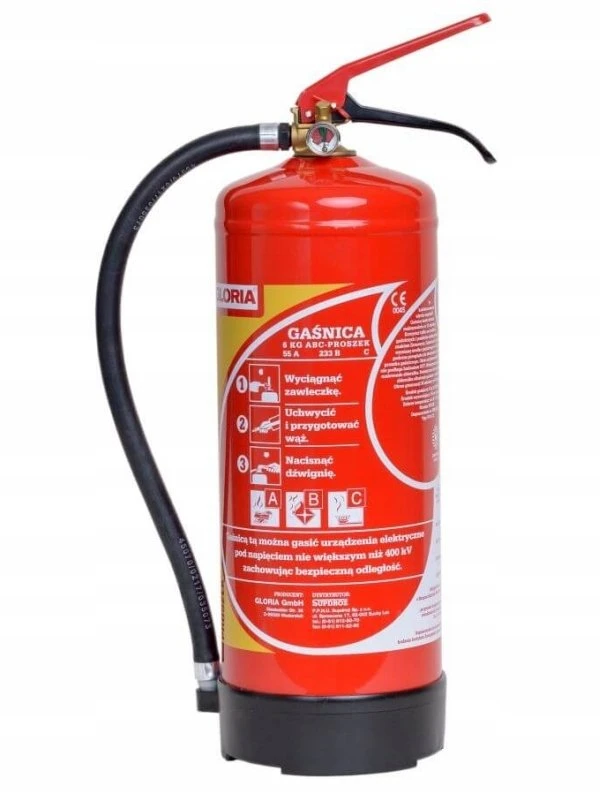 Gloria 6kg miltelinis gesintuvas (PD6-GX)