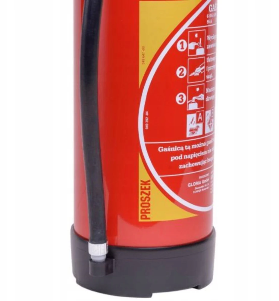 Gloria 6kg miltelinis gesintuvas (PD6-GX)