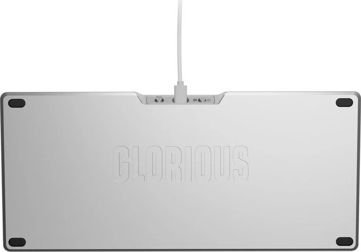 Glorious GMMK 3 Pro 75 % Custom žaidimų klaviatūra – Pre-Built, ANSI US išdėstymas, Fox Switches, sidabro spalvos