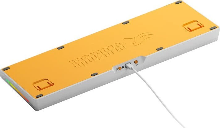 Glorious GMMK 3 HE 100 % Custom žaidimų klaviatūra – Pre-Built, ANSI US išdėstymas, Fox HE Switches, baltos spalvos