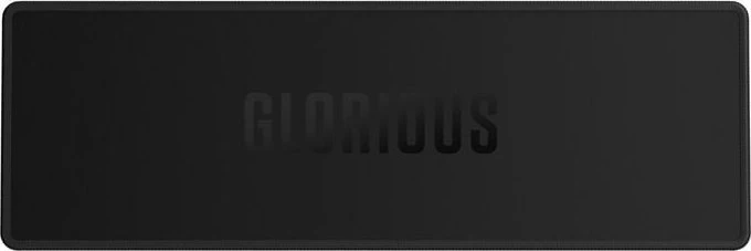 Klaviatūra Glorious klaviatūros kilimėlis, apsiūtas – 100 %, juodos spalvos