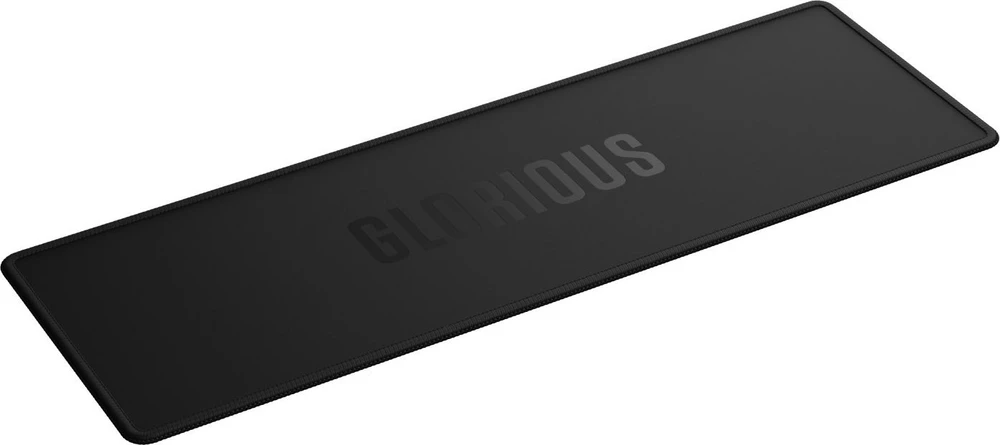 Klaviatūra Glorious klaviatūros kilimėlis, apsiūtas – 100 %, juodos spalvos