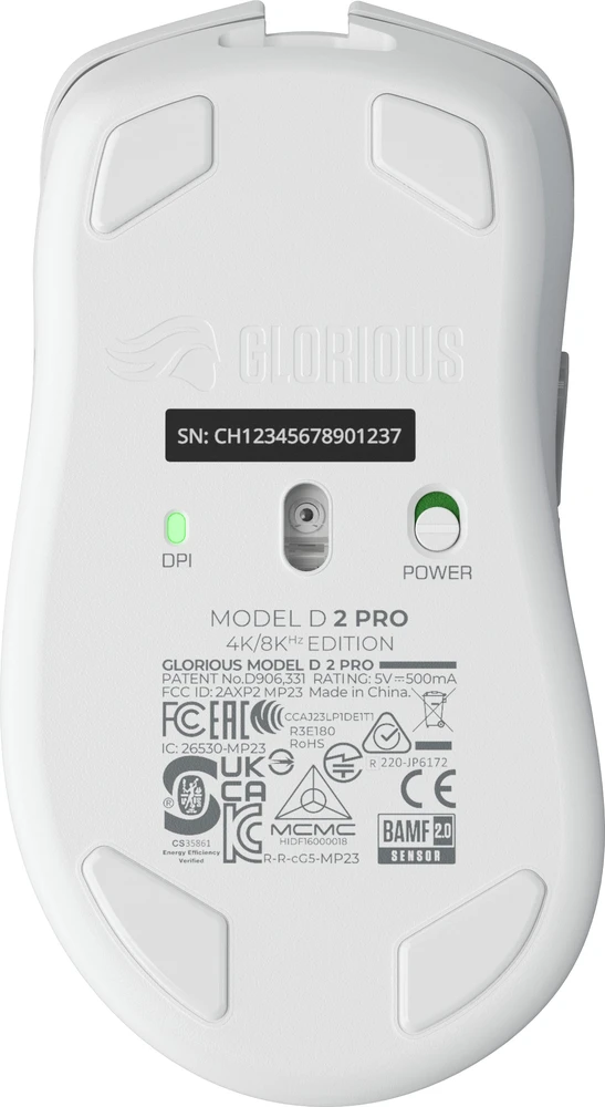 Pelė Glorious Model O 2 Pro (GLO-MS-POWV2-4K8K-W)