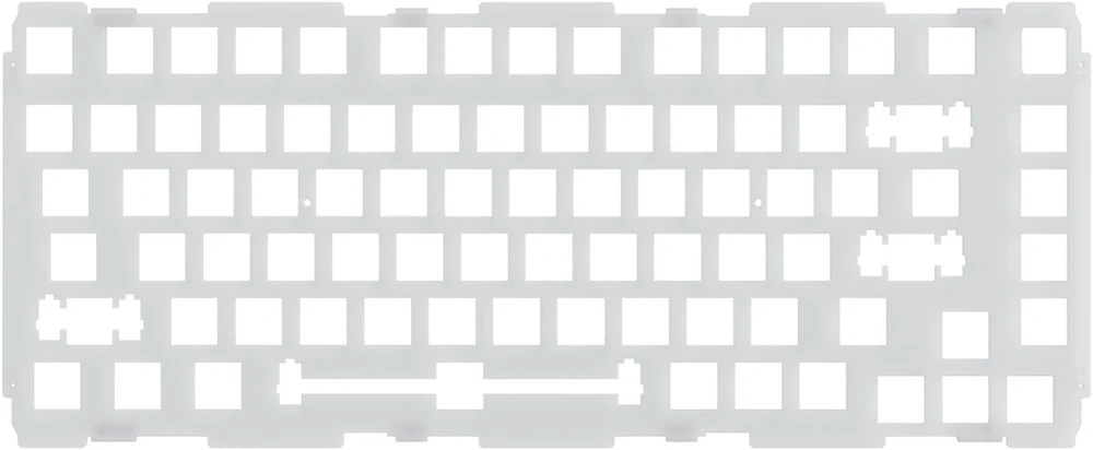 Glorious GMMK PRO 75% Switch Plate, Polycarbonate, ANSI US išdėstymas