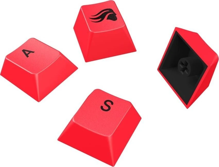 Klaviatūra Glorious GPBT Basics Keycaps, ANSI išdėstymas US, PBT, Dye-Sub – Revive Raudona